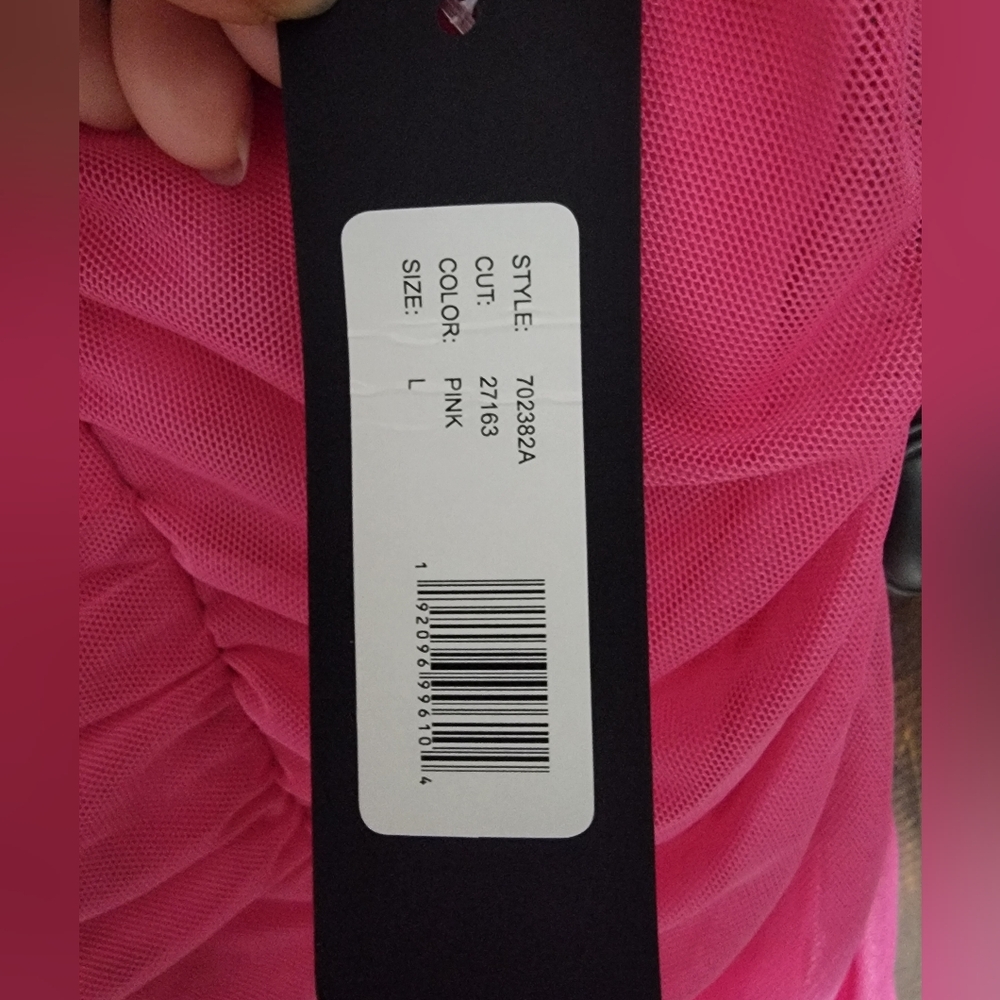 Pink Ruched Mini Dress - Picture 3 of 6